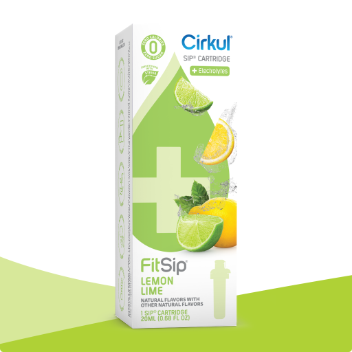 FitSip Lemon Lime (Stevia) - Travel Fresh Pack Set