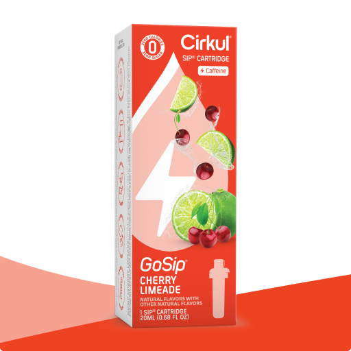 GoSip Cherry Limeade - Bright Travel Ready