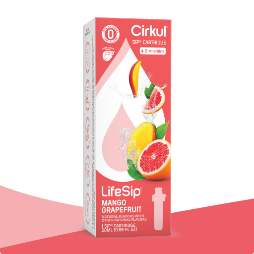 LifeSip Mango Grapefruit (Stevia) - Essential Travel Ready Pick